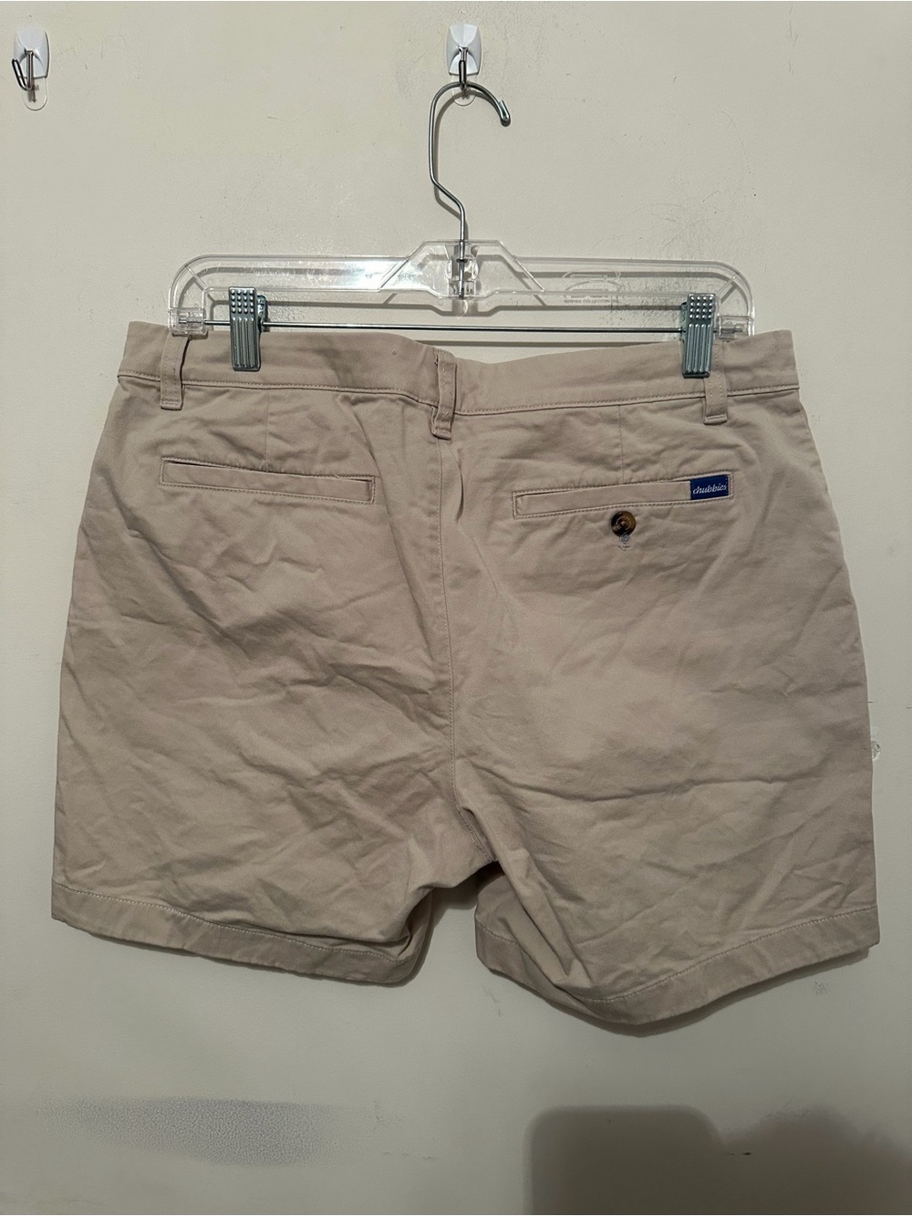 Chubbies Men’s Khaki Stretch Chino Shorts 5.5” Inseam Size 32 Approx Beige - Picture 3 of 7